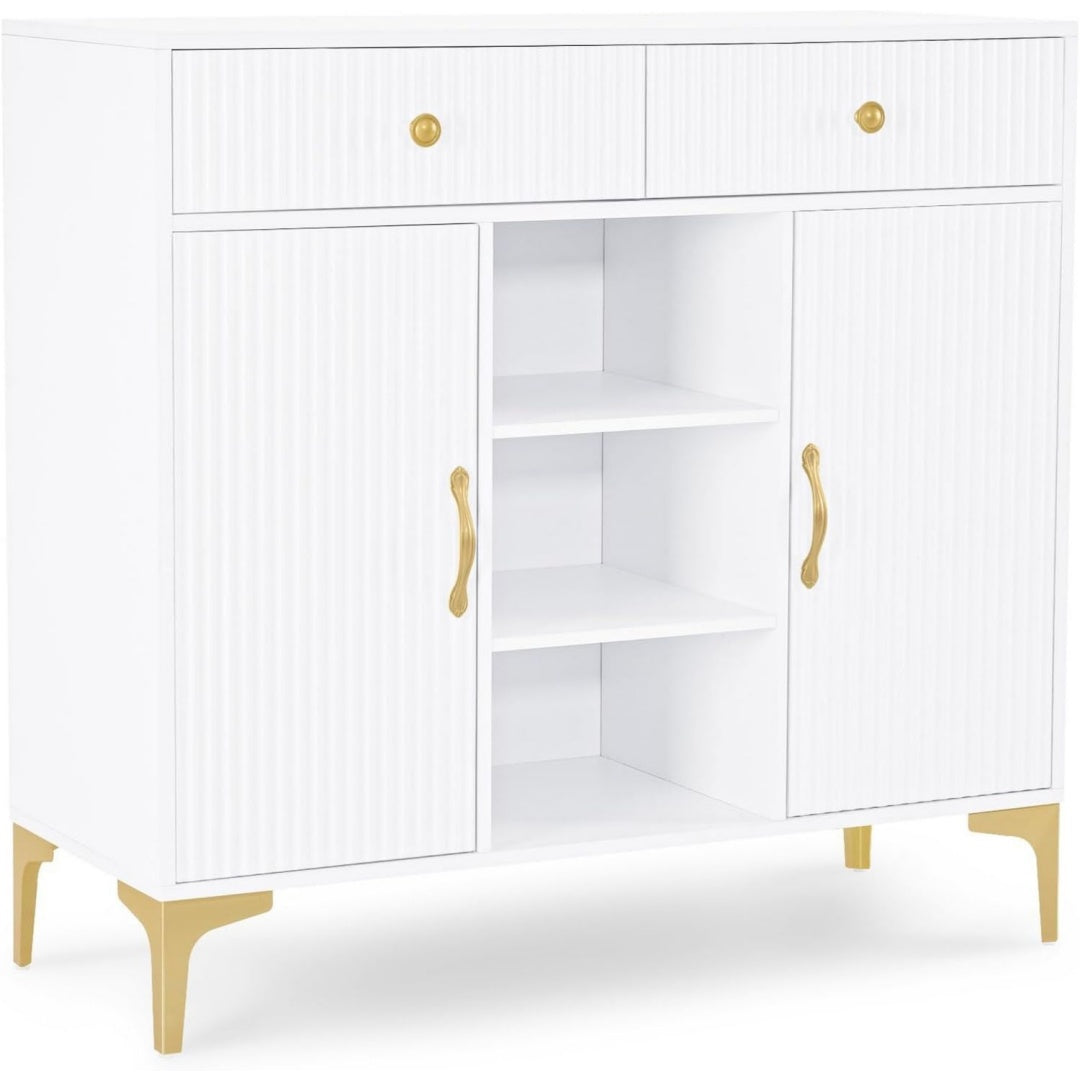 Gris clair colonne de rangement allure contemporaine 40 x 100 x 95 cm