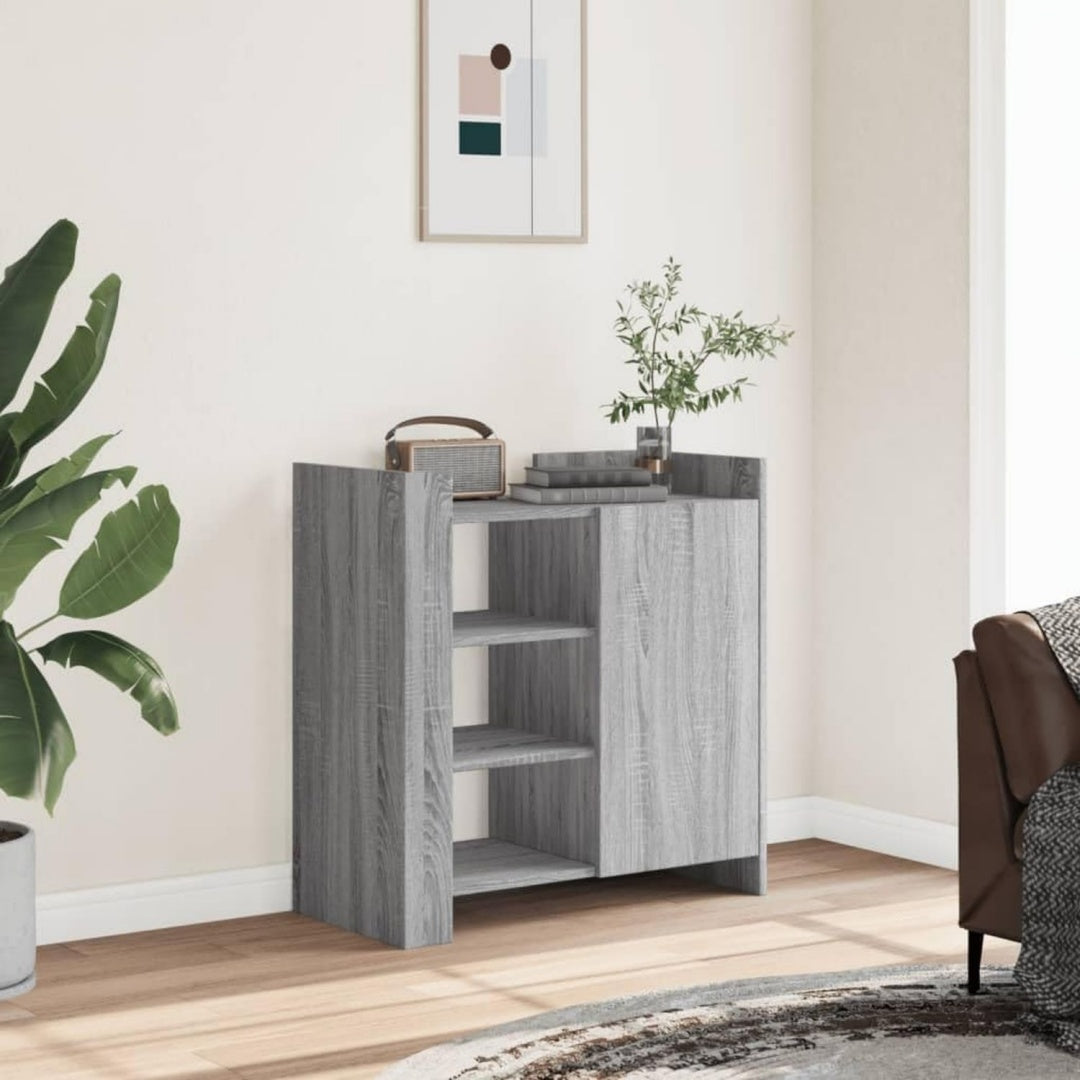 Buffet gris clair 73.5 x 35 x 75 cm