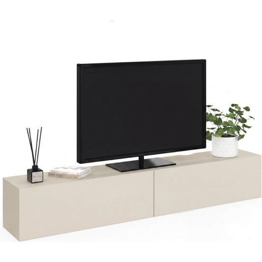 Console TV gris, 180 x 30 x 30 2 portes