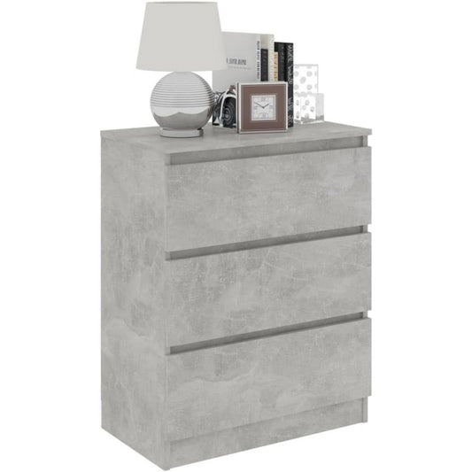 Armoire de rangement genereuse Grise minimaliste
