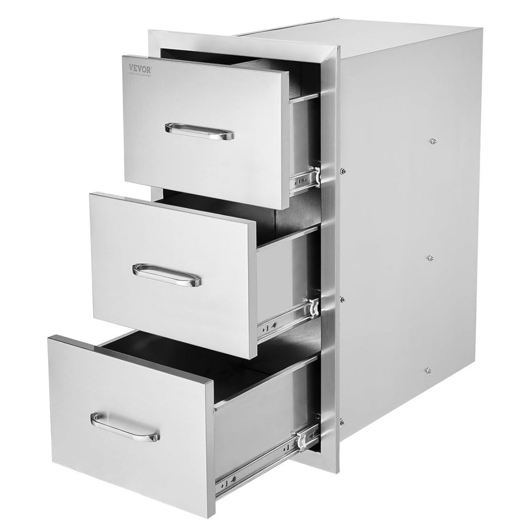 Commode moderne gris clair 40 x 52.5 x 72.5 cm