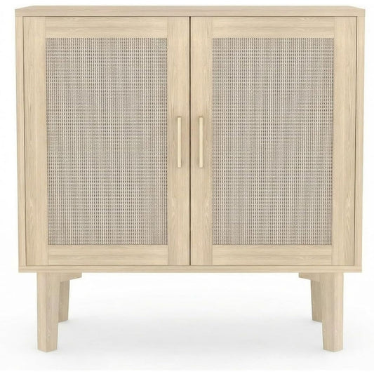 Buffet en bois massif gris