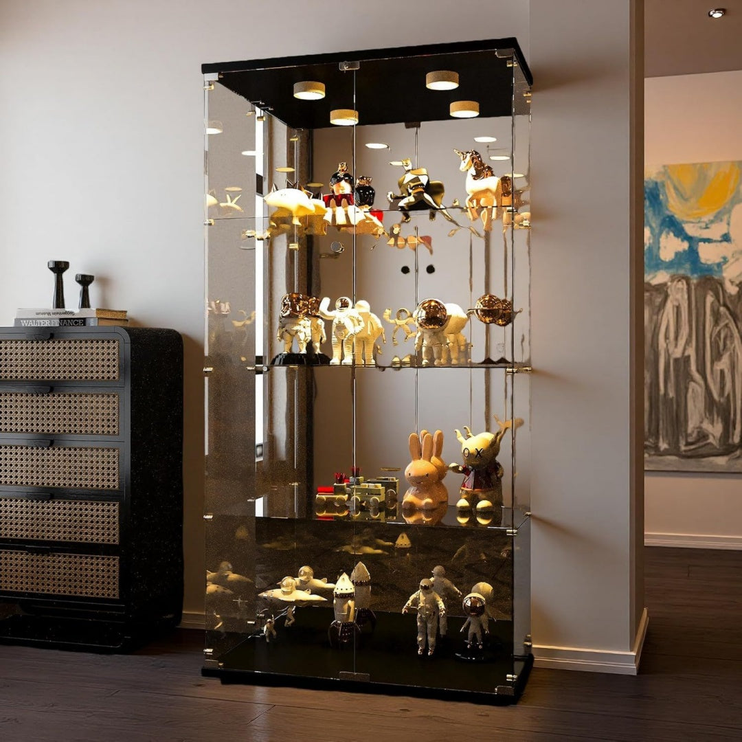 Vitrine rose 36 x 42 x 125 cm