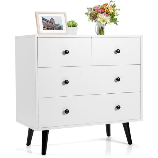 Commode moderne gris clair 39.5 x 80 x 77 cm