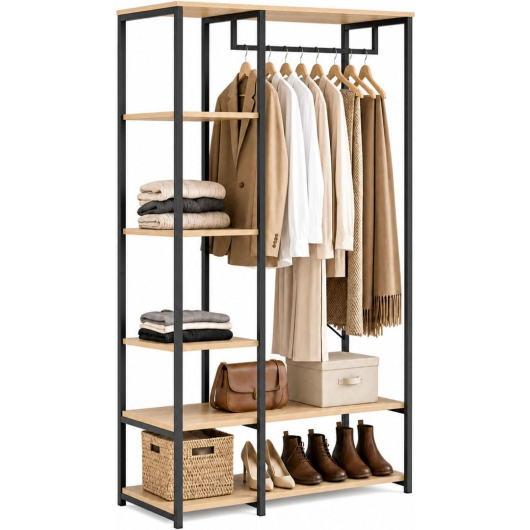 Design armoire avec 5 etageres