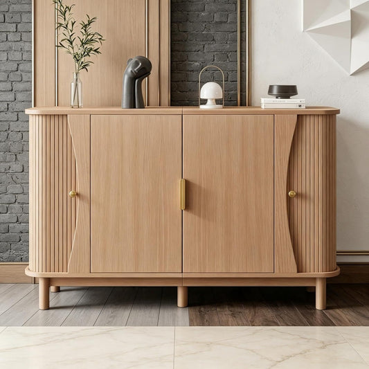 Joli buffet en noyer et MDF