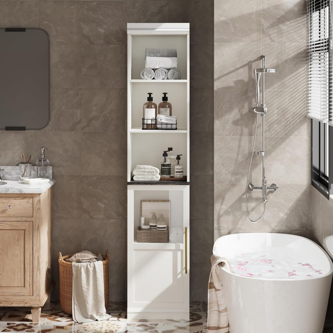 elegant, colonne gris en bois pratique