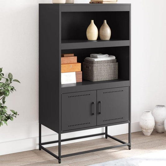 Buffet structure en acier 2 niches gris