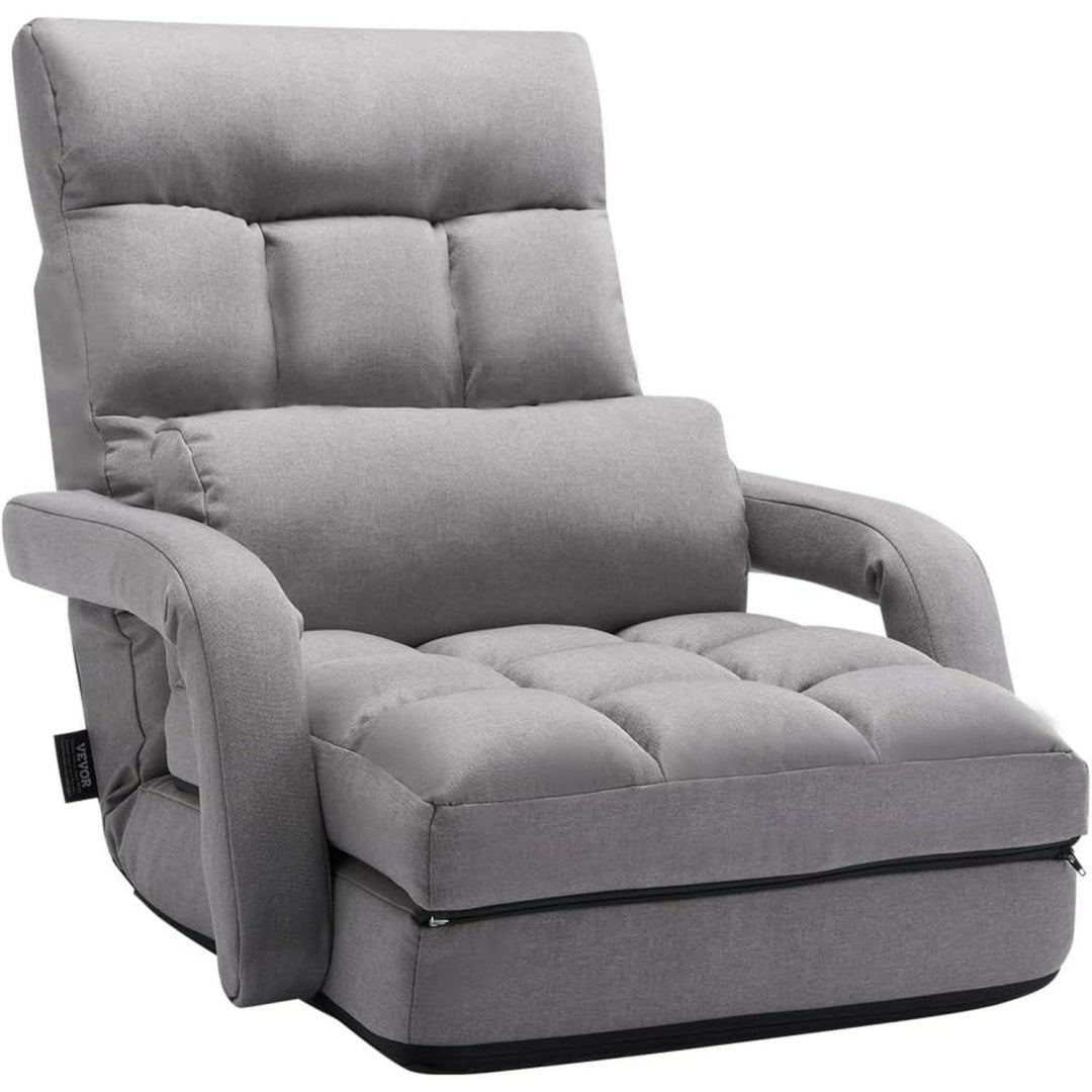 Chaise de salon rangement Grise classique