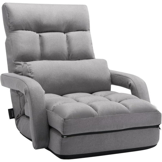 Chaise de salon rangement Grise classique
