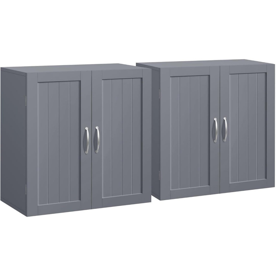 Meuble suspendu de style elegant bleu 59.5 x 31 x 59.5 cm