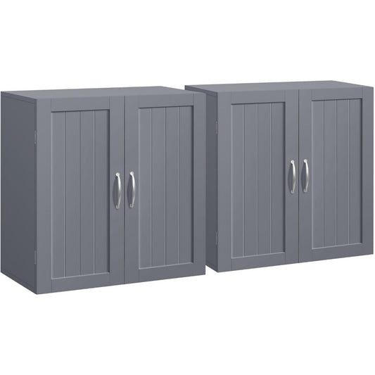 Meuble suspendu de style elegant bleu 59.5 x 31 x 59.5 cm